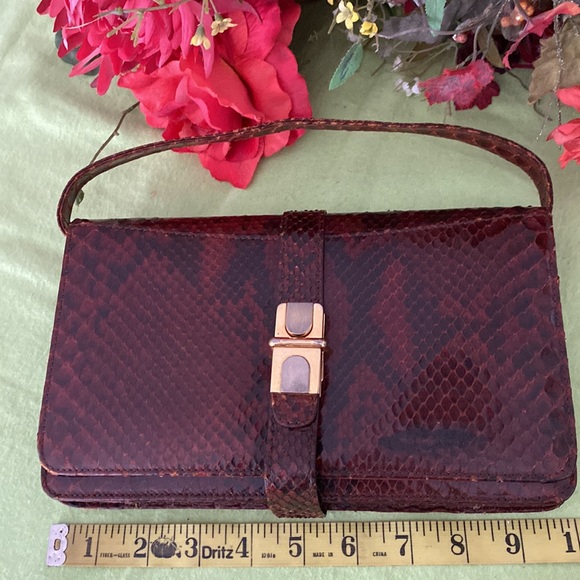 Vintage genuine python skin bag. - Picture 16 of 16